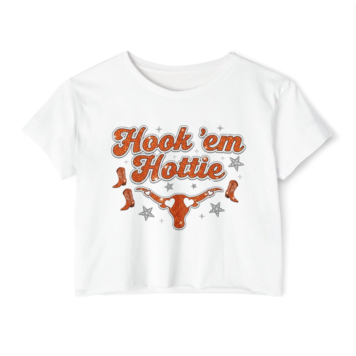Hook'em Hootie Texas Crop Top