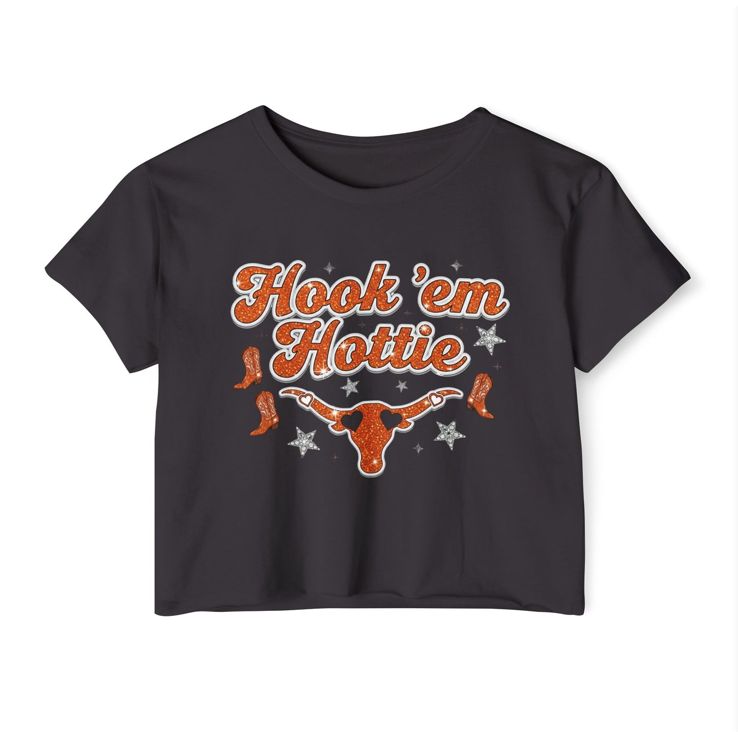 Hook'em Hootie Texas Crop Top