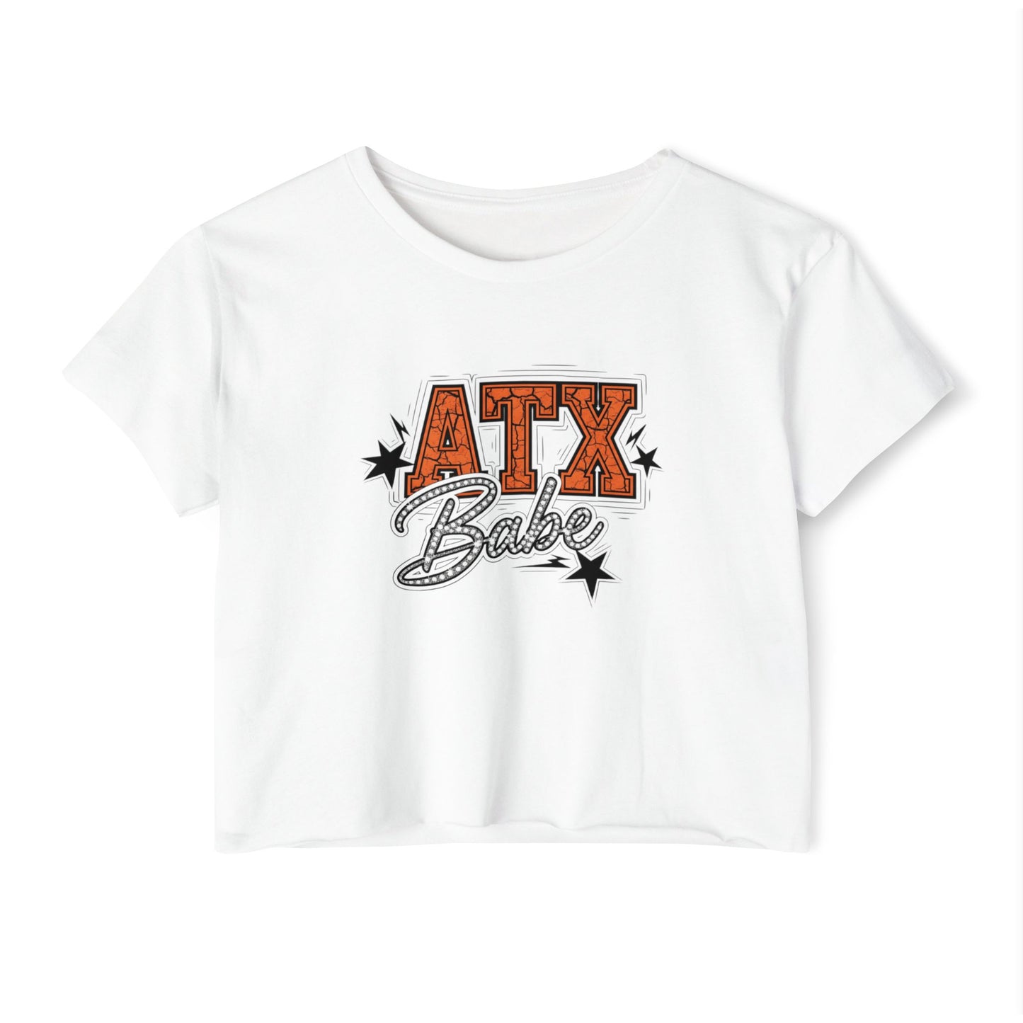 ATX Babe Girl Women's Festival Crop Top