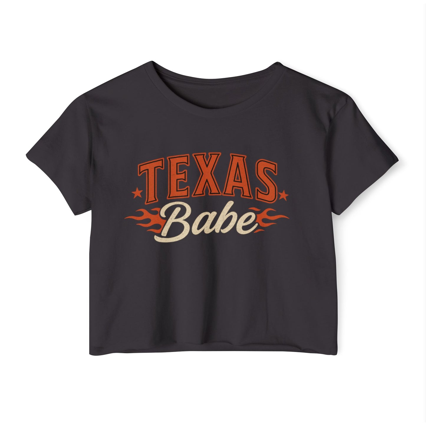 Texas Babe on Fire Crop Top