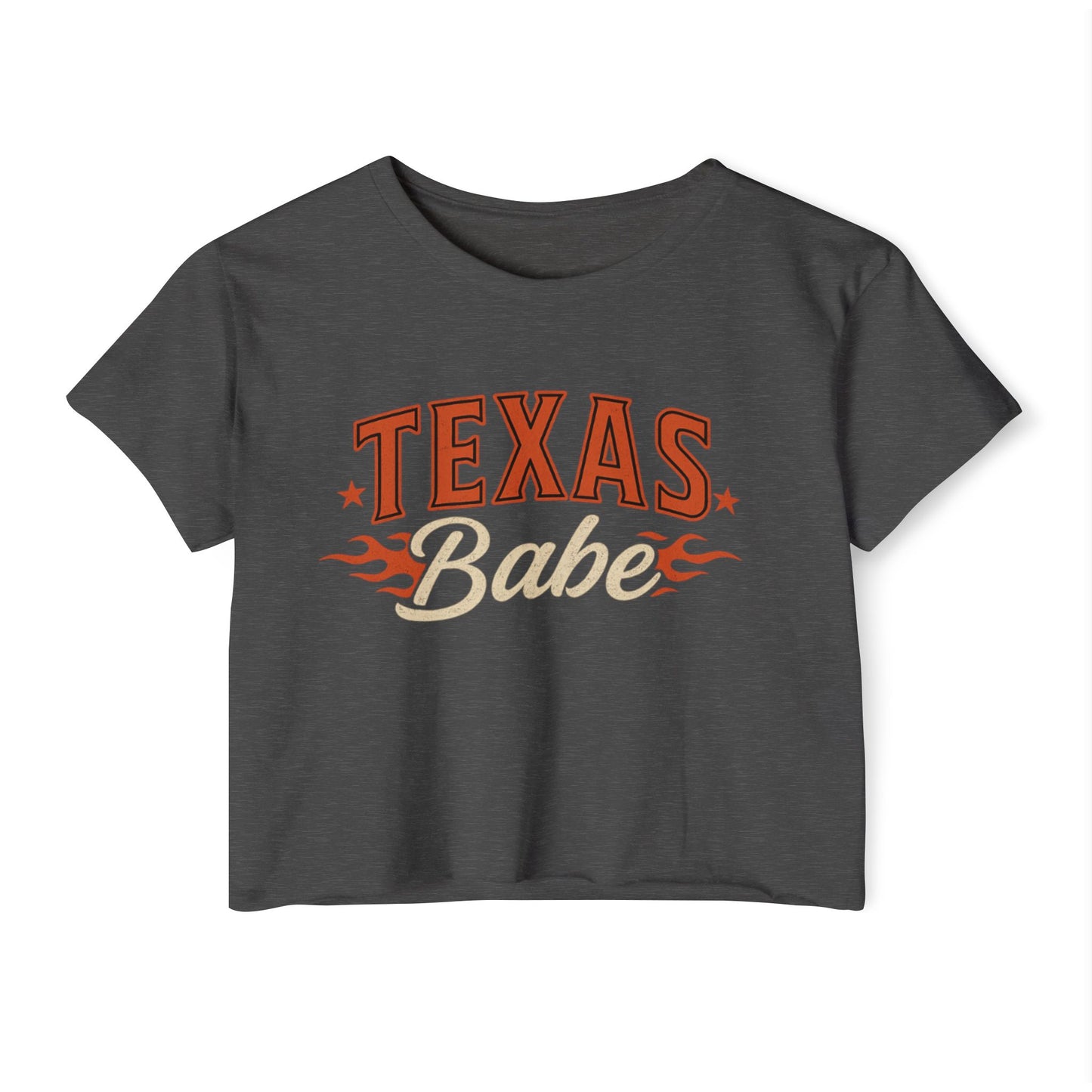 Texas Babe on Fire Crop Top
