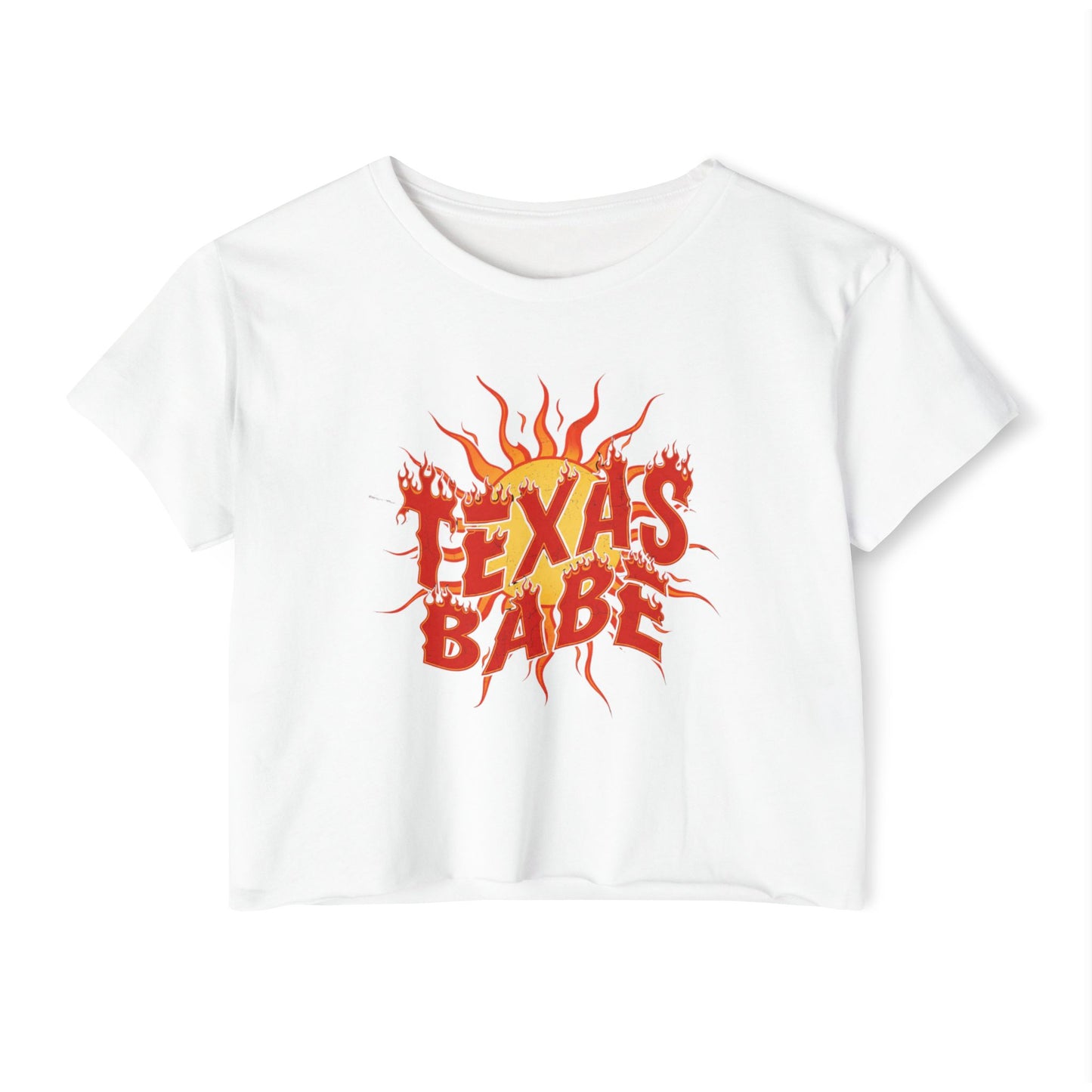 Texas Babe Retro Crop Top