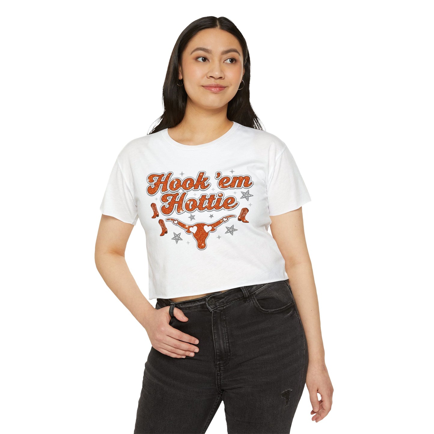 Hook'em Hootie Texas Crop Top