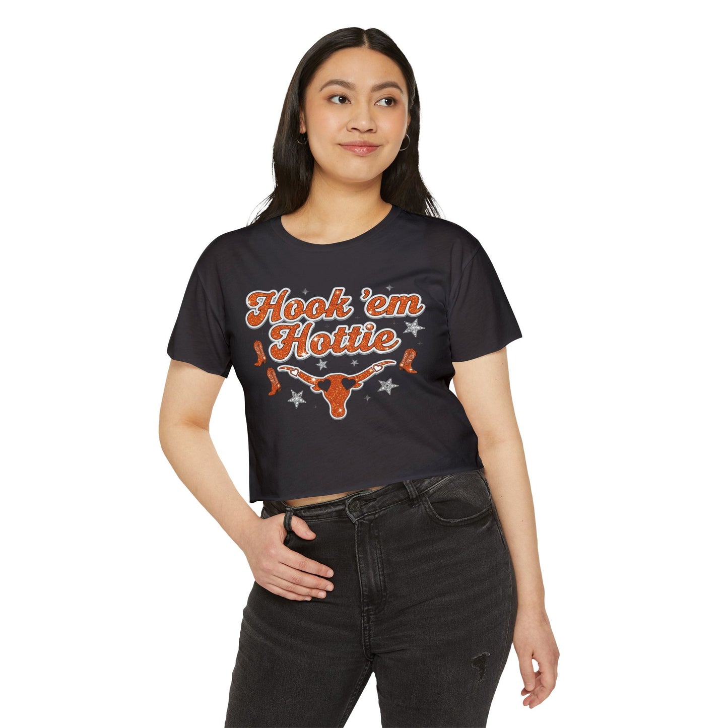 Hook'em Hootie Texas Crop Top