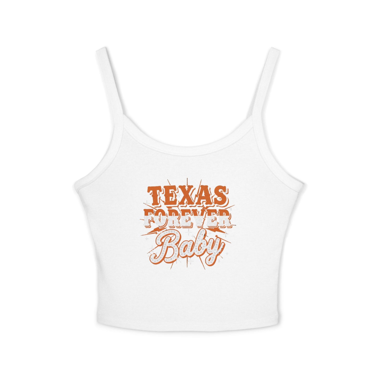 Texas Forever Baby Spaghetti Strap Tank Top