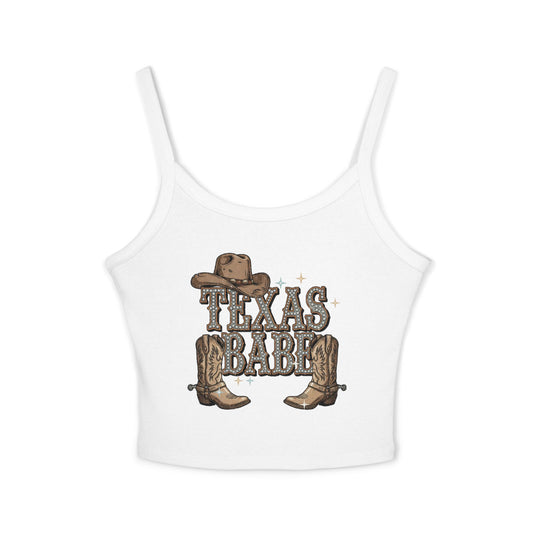 Texas Babe Spaghetti Strap Tank Top