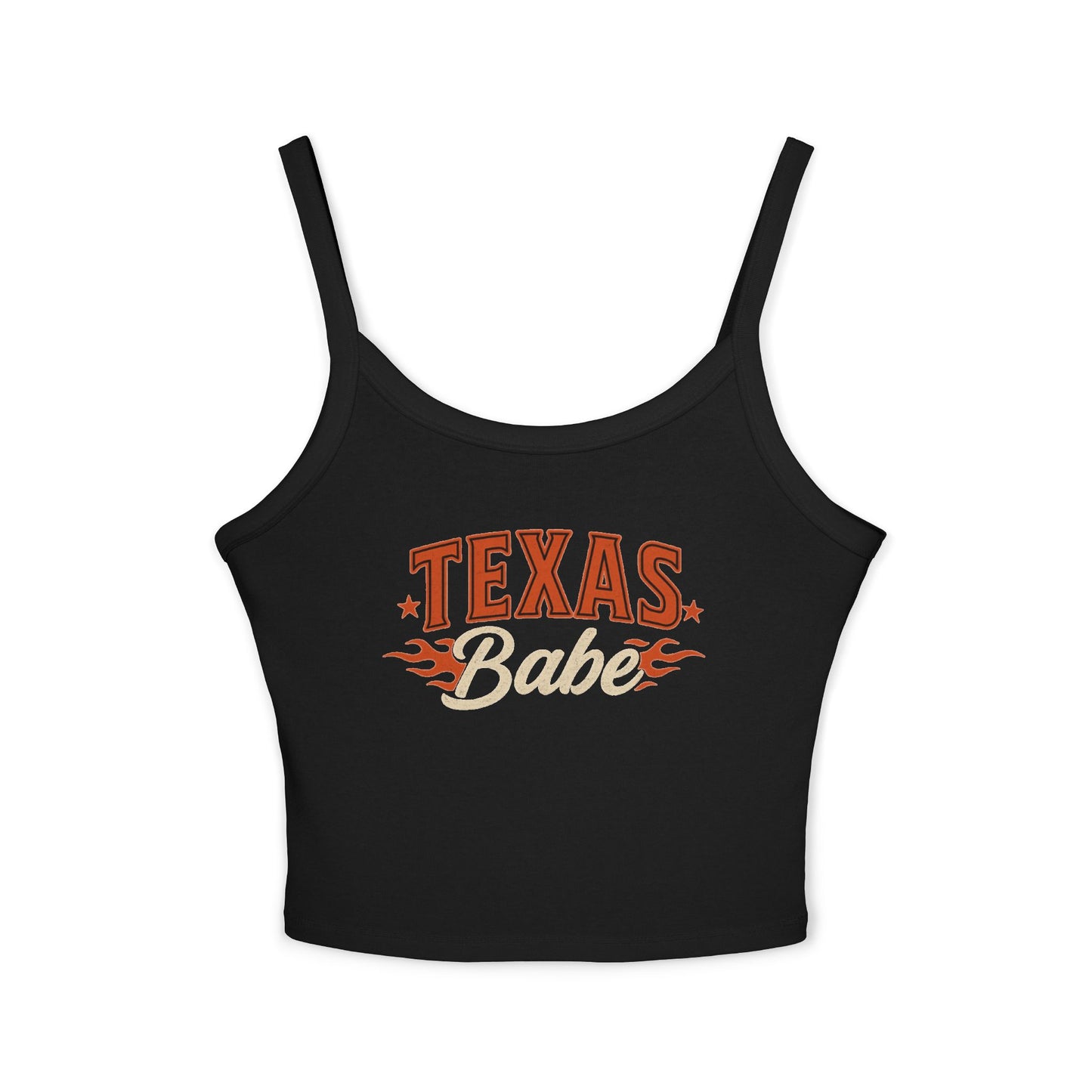 Texas Babe On Fire Strap Tank Top