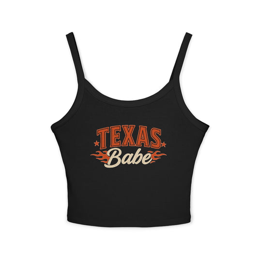 Texas Babe On Fire Strap Tank Top