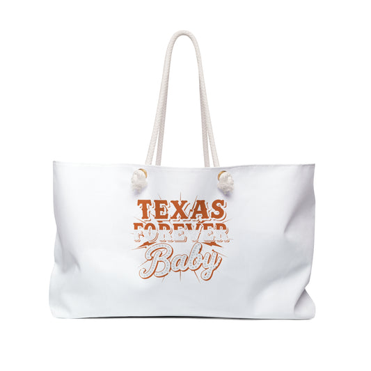 Texas Forever Baby Weekender Bag