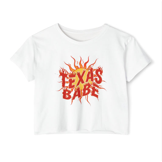 Texas Babe Retro Crop Top