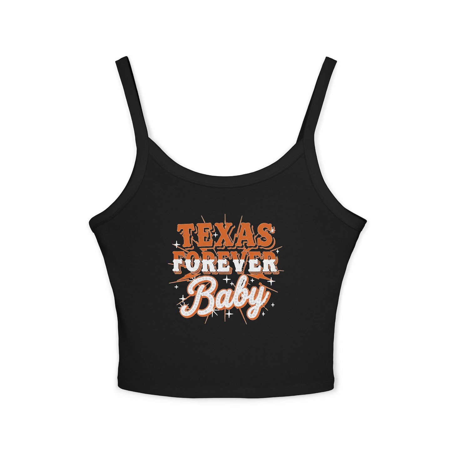 Texas Forever Baby Spaghetti Strap Tank Top
