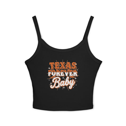 Texas Forever Baby Spaghetti Strap Tank Top
